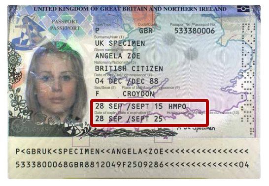 uk travel passport validity