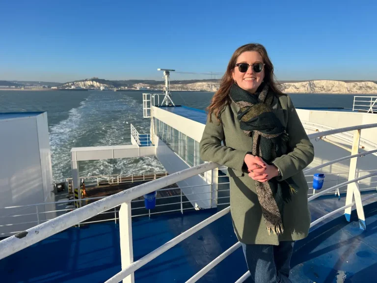 Chelsea on a DFDS Ferry